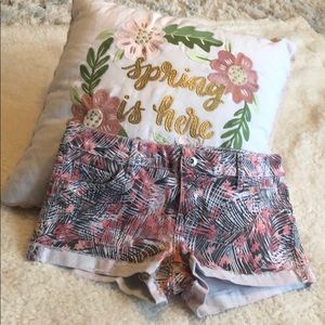 Guess Patterned Jean Shorts